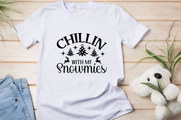 Chillin with My Snowmies: A Graphic Design Delight