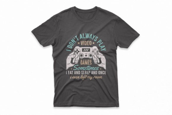 Level Up Your Merchandise: Video Game Vector T-Shirt Design