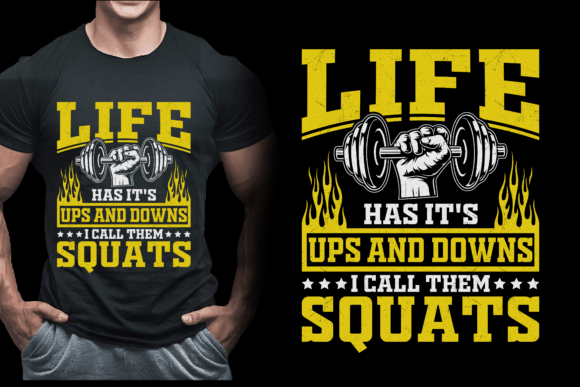 Life Has It's Ups and Downs: A Gym Graphic for Fitness Brands
