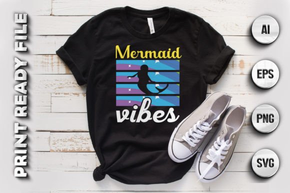 Mermaid T-shirt Design Graphic: Unlocking Creative Versatility