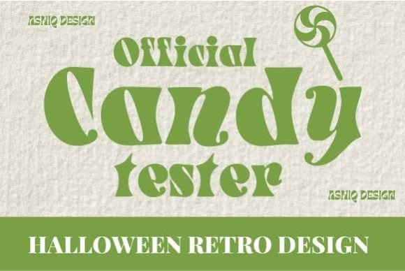 Official Candy Tester Halloween Graphic: Creative Uses