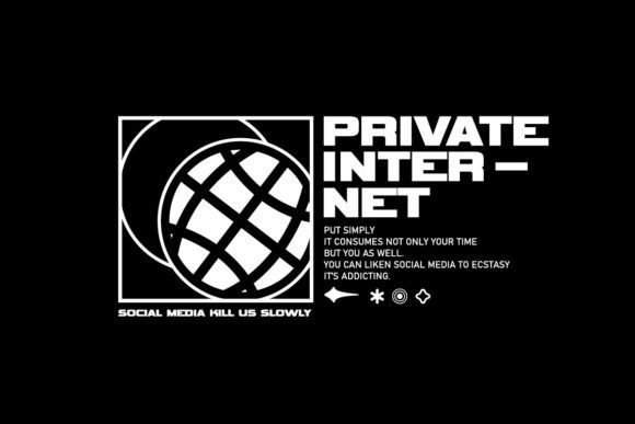 Private Internet Graphic Design: Streetwear Style Meets Vector Versatility